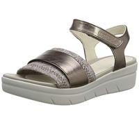 Stonefly Femme Aqua III 7 TEX/Laminated LTH Sandales Bride Arriere, Grigio Taupe Gray 423, 39 EU