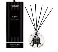 Stoneglow Modern Classics Collection Diffuseur de Parfum Safran et Bois de cèdre Noir 120 ML