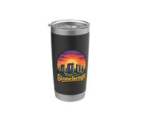 Stonehenge Angleterre Souvenir Stonehenge Gobelet isotherme en acier inoxydable double paroi