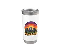 Stonehenge Angleterre Souvenir Stonehenge Gobelet isotherme en acier inoxydable double paroi