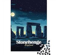 Stonehenge England at Night, Puzzle Adulte 1000 Pièces, 70x50cm/1000pcs
