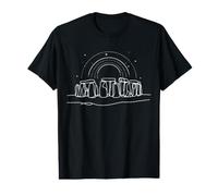 Stonehenge Linéaire Historien T-Shirt Graphique avec Valeur