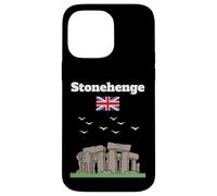 Stonehenge souvenir mystérieux monument préhistorique drapeau du Royaume-Uni Coque pour iPhone 14 Pro Max