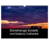 Stonehenge Sunsets & Salisbury Cathedral (Wall Calendar 2027 DIN A3 landscape), CALVENDO 12 Month Wall Calendar: Stonehenge sunsets taken as ... photographs with different moods and drama.