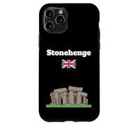 Stonehenge Voyage Souvenir Ancien Cercle Pierre Amant Drapeau du Royaume-Uni Coque pour iPhone 11 Pro