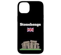 Stonehenge Voyage Souvenir Ancien Cercle Pierre Amant Drapeau du Royaume-Uni Coque pour iPhone 14 Plus