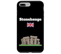 Stonehenge Voyage Souvenir Ancien Cercle Pierre Amant Drapeau du Royaume-Uni Coque pour iPhone 7 Plus/8 Plus