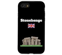 Stonehenge Voyage Souvenir Ancien Cercle Pierre Amant Drapeau du Royaume-Uni Coque pour iPhone SE (2020) / 7/8