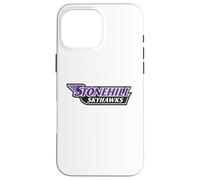 Stonehill College Skyhawks Text Logo Coque pour iPhone 16 Pro Max