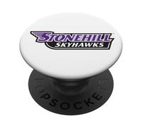 Stonehill College Skyhawks Text Logo PopSockets PopGrip Adhésif