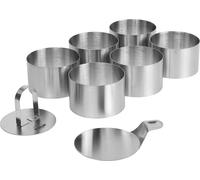 STONELINE® Anneaux à dessert Rond Set 8 pièces | Acier inoxydable