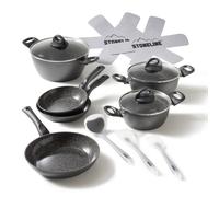 STONELINE Ceramic set de casseroles pour induction, 14 pièces,