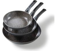 STONELINE® CERAMIC set de poêles en céramique 3 pièces 20/24/28 | sans couvercle