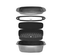 STONELINE® Cocotte 5 en 1 Ensemble multifonctionnel pour rôtir et cuire au four, 5 pcs, avec couvercles