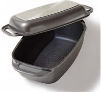 STONELINE® cocotte Gris 40x22 cm | avec couvercle
