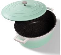 STONELINE® Cocotte Ovale 32x25 cm Mint | avec couvercle