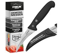 STONELINE Couteau à Légumes env. 18,8 cm, avec Protège-Lame amovible, en Acier Inoxydable de haute qualité
