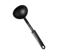 STONELINE Louche à Soupe 32 cm, Louche en Plastique adaptée pour Ustensiles de Cuisine avec Revêtement Antiadhésif, Noir
