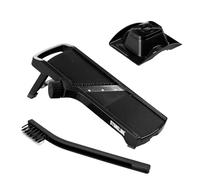 STONELINE Mandoline à Légumes Réglable avec Râpe Séparée, avec 5 Lames en Acier Inoxydable, Mandoline de Cuisine Professionnelle, Coupe-Légumes pour Fruits Légumes Oignons Pommes de Terre Frites