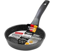 STONELINE Poêle à frire, 14 cm, Poêle à Omelette, Poêle à Pancakes, petite Poêle à Revêtement Antiadhésif avec de vraies particules de pierre, adaptée à toutes les plaques de cuisson