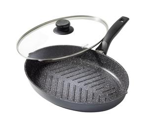 Stoneline® Poêle XXL pour Escalope Et Poisson, Fonte D'Aluminium