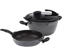 STONELINE® SMELL WELL FUTURE set de casseroles 4 pièces 24 cm | avec couvercle
