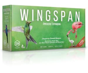Stonemaier Games: Extension Wingspan Americas par Elizabeth Hargrave | Ajoutez à l'envergure | Comprend de petites cartes colibri avec nouveau mécanisme, 111 nouveaux oiseaux colorés uniques, et plus
