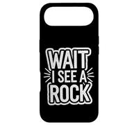 Stones Lovers Jokes Wait, I See A Rock Geologist Men Women Coque pour iPhone Air
