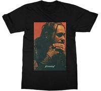 Stoney Post T-Shirt Graphic Tee Printed Top for Mens Black -