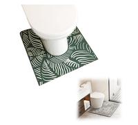 Stonivislyt Tapis de Toilette U,Tapis de Toilette,Tapis Toilette WC Diatomite Sechage Rapide Absorbant Tapis de Sol pour Toilette Antidérapant Tapis Contour WC Tapis de Toilette WC Lavable
