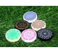 StonKraft Carrom Board Striker - Taille standard pour jeu de carrom avec étui - Lot de 2