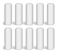 stonylab 10 Paquet Ensemble de Barre d'Agitation, 20 mm PTFE Magnétiques Revêtues stir bar Blanc Mélangeur à Agitation pour Agitateurs, 10 PK