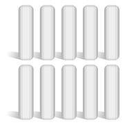 stonylab 10 Paquet Ensemble de Barre d'Agitation, 30 mm PTFE Magnétiques Revêtues stir bar Blanc Mélangeur à Agitation pour Agitateurs, 10 PK
