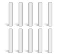 stonylab 10 Paquet Ensemble de Barre d'Agitation, 50 mm PTFE Magnétiques Revêtues stir bar Blanc Mélangeur à Agitation pour Agitateurs, 10 PK