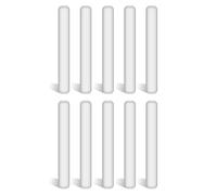 stonylab 10 Paquet Ensemble de Barre d'Agitation, 70 mm PTFE Magnétiques Revêtues stir bar Blanc Mélangeur à Agitation pour Agitateurs, 10 PK