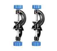 stonylab 2-Pack Pince de Laboratoire Réglable, Pinces Croix de Laboratoire Robuste, Corps en Alliage D'aluminium, Jusqu'à 21mm Tiges pour Utilisation en Laboratoire