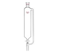 stonylab 500ml de Pression Entonnoir, Entonnoir Supplémentaire D'égalisation de Pression, Entonnoir en Verre Borosilicate avec Robinet D'arrêt en PTFE pour Laboratoire (500ml, 24/40 Joint)