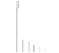 stonylab 6pcs Barre Agitateur Magnétique, Lot de Barres D'agitation Magnétiques Assorties avec Revêtement en PTFE, Comprenant un Récupérateur de Barre d'agitation Souple de 200 mm