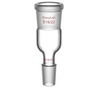 stonylab Adaptateur d'agrandissement Adaptateur de Connexion de 19/22 à 14/20 Joint en Verre, Enlarging Adapter Adaptateur Verre Verrerie de Laboratoire