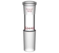 stonylab Adaptateur d'Agrandissement, Adaptateur en Verre de 19/22 à 24/40 Joint, Matériel de Verrerie de Laboratoire pour Utilisation en Laboratoire