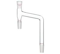 stonylab Adaptateur de Test d’Humidité du Verre, Adaptateur Chimique Collecteur d’Humidité en Verre Borosilicaté avec 24/40 Standard Joints pour Distillation en laboratoire Fournitures de Lab