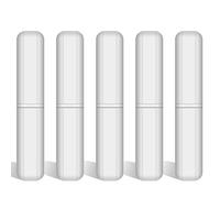 stonylab Barreaux Aimantés de 40mm Revêtus PTFE, Bâtonnets d'Agitation Magnétique pour Plaque Agitatrice de Laboratoire, Blanc (Lot de 5)