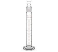 stonylab Bécher Gradué avec Bouchon, Bécher Gradué en Verre Borosilicaté Épais de 50 ml avec Joint Standard 19/22 et Bouchon à Tête Plate, 1 Pack