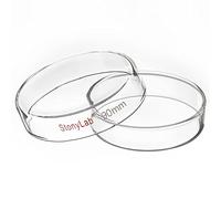 stonylab Boîte de Pétri Verre, 90 x 20 mm Verre Borosilicaté Autoclavable Boîte de Culture Cellulaire Petri Dish avec Couvercle Transparent pour Laboratoire