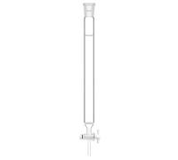 stonylab Colonne de Chromatographie, Diamètre Intérieur de 25,4 mm, Longueur Effective de 305 mm, Bouchon de Sable G2, Joint Conique Standard 24/40, Verre Borosilicate, pour Application de Laboratoire