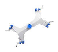 stonylab Pince Double Burette en Aluminium, Réglable Double Burette Pince Buret Pince Papillon Style Ressort Chargé Accessoire de Laboratoire, Aluminium Double Burette Clamp pour Laboratoire