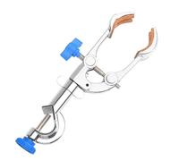 stonylab Pince Rotative à 4 Dents avec Réglage Directionnel, Robuste, Réglage Unique, Pince Rotative à 360 Degrés avec Tête de Serrage pour Utilisation en Laboratoire