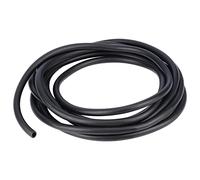 stonylab Tube en Caoutchouc Latex Noir, Pièce Continue Tube en Latex pur Hautement Élastique et Solide Tube en Caoutchouc Naturel 12 mm OD 8 mm ID, 5 Mètre