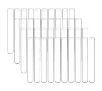 stonylab Tubes à Essai en Verre - Tubes à Essai en Verre Borosilicaté Transparent à Fond Rond, Diamètre de 20 mm et Longueur de 150 mm pour Usage en Laboratoire, lot de 40