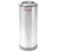 stonylab Vase Dewar, Forme Cylindrique Dewar Flask en Verre Borosilicaté avec Base en Aluminium, Flacon Dewar en Profondeur Intérieure 210 mm et Diamètre Intérieur 70 mm pour Laboratoire - 665ml